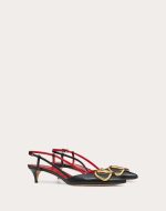 VLOGO SIGNATURE CALFSKIN SLINGBACK PUMP 40MM / 1.6 IN.